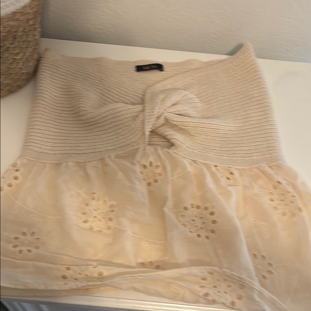 Elegant Cream Skirt